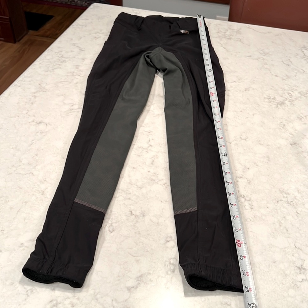Kerrits black and gray women’s XS riding breeches